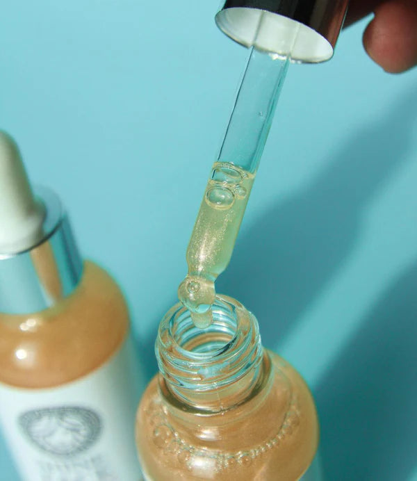 Photo oil with shimmer SHINE FACE GOLD